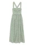 Matteau crossback midi dress - Green