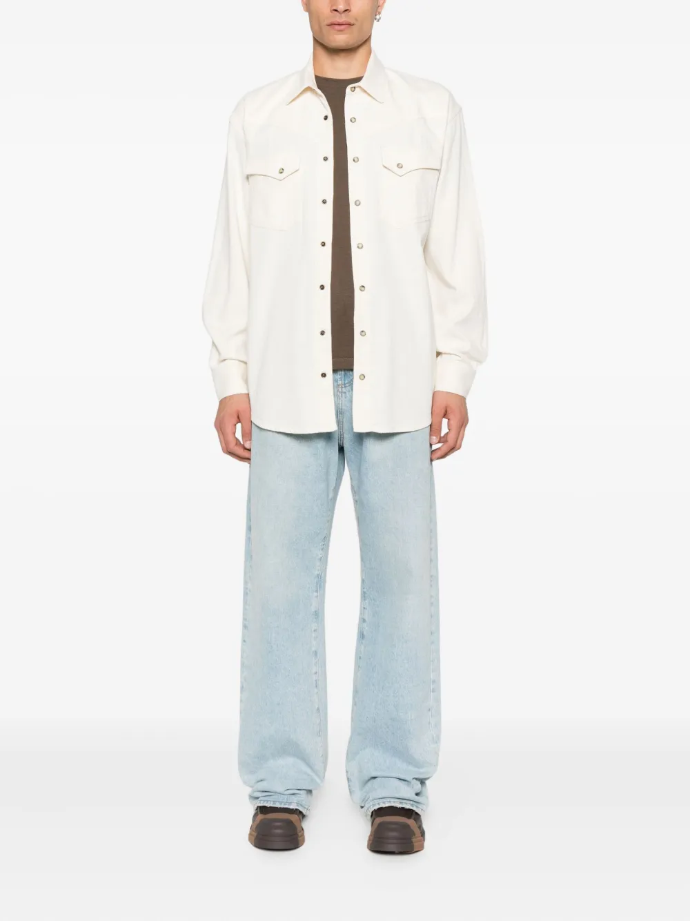 Lardini double-pocket cotton shirt | Image 2