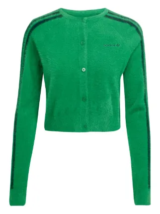 グリーン カーディガン Adidas ストライプ カーディガン | グリーン | FARFETCH JP