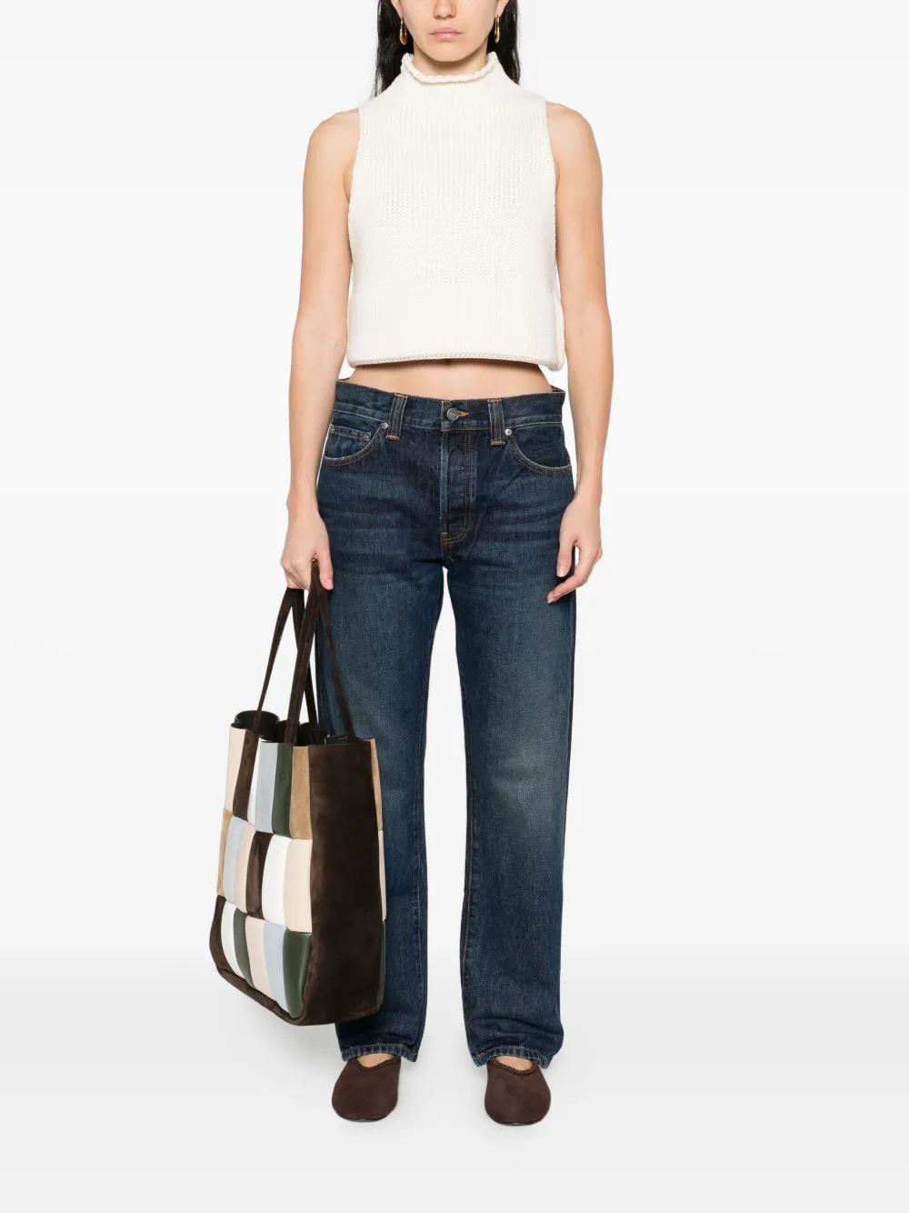 KHAITE five-pocket jeans - Blauw