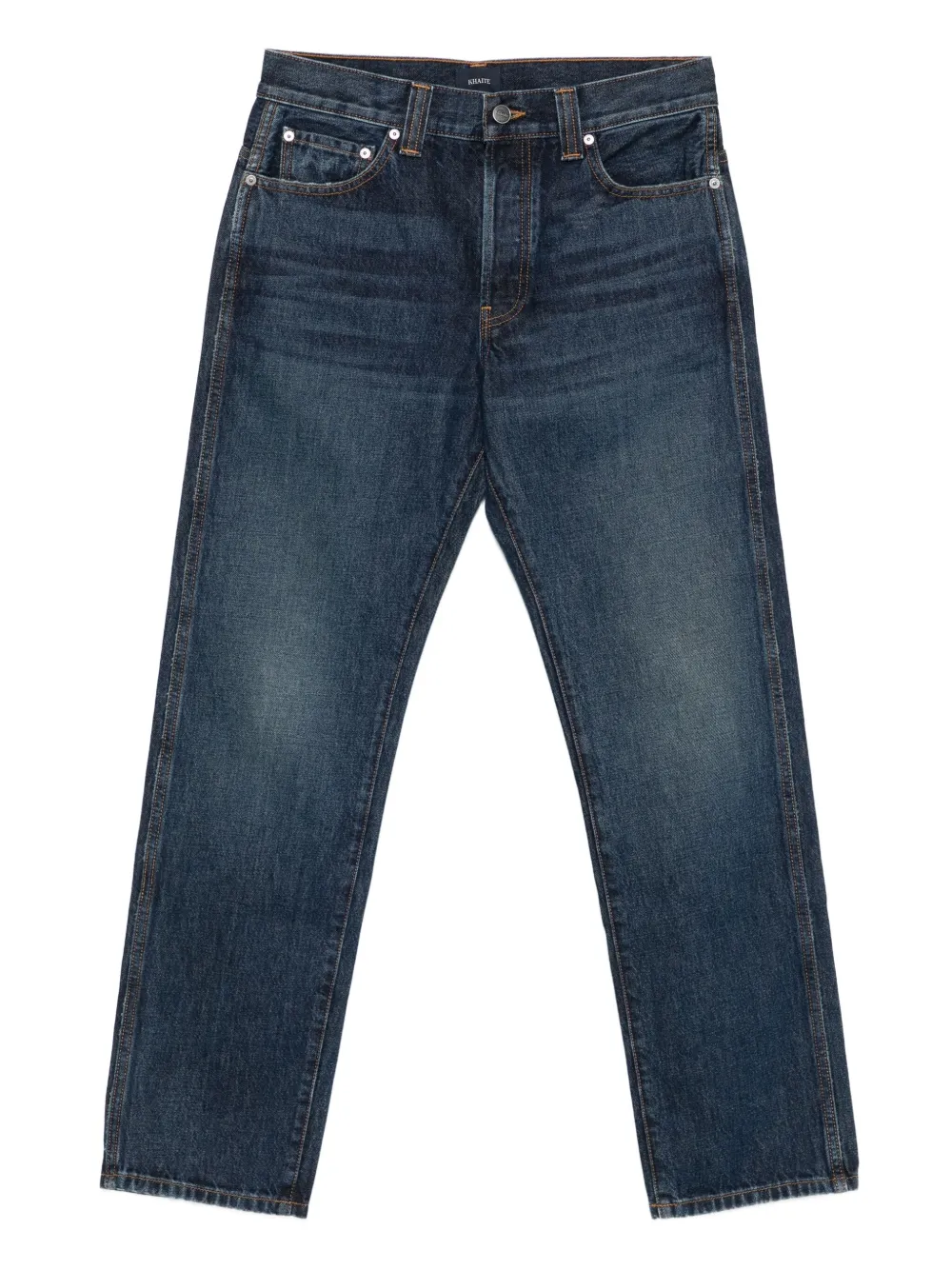 KHAITE Jeans met vijf zakken Blauw