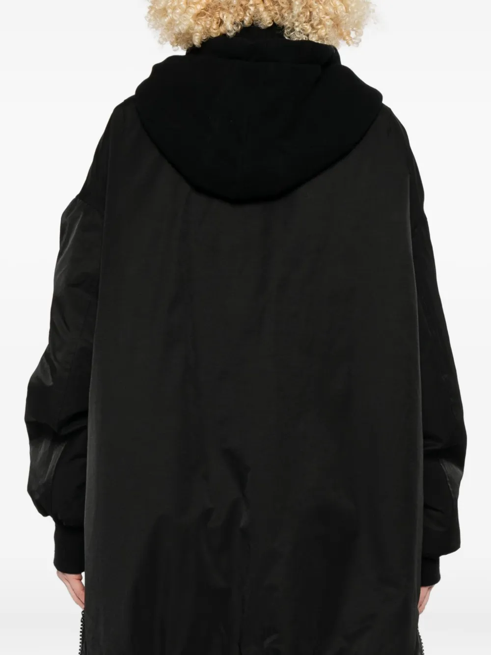 Yohji Yamamoto Parka met capuchon Zwart