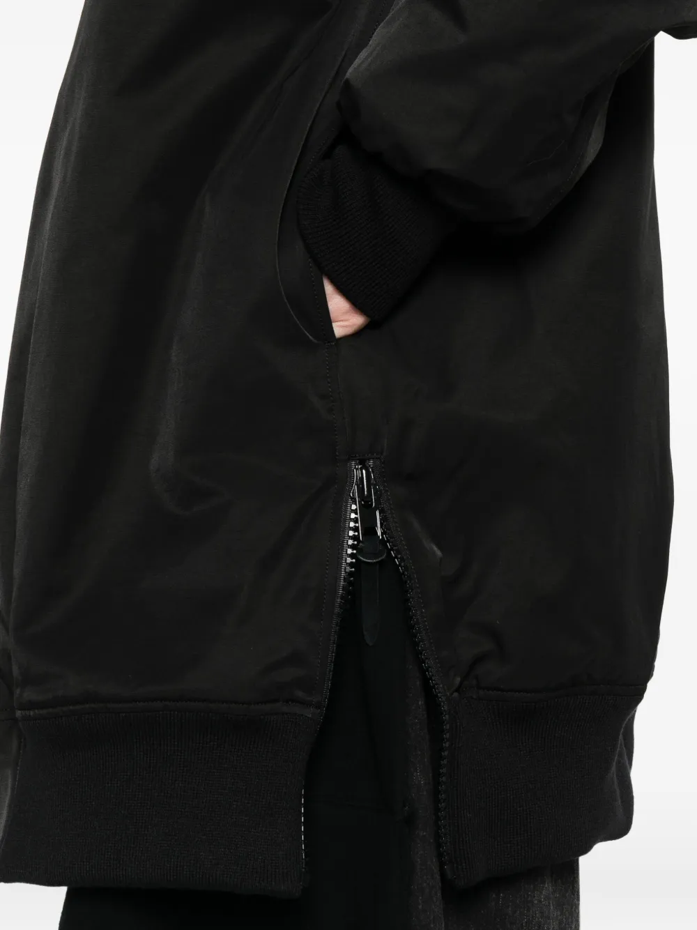 Yohji Yamamoto Parka met capuchon Zwart