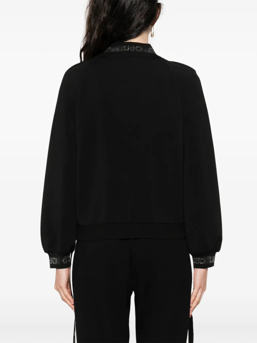 LIU JO Jack met rits en logodetails Zwart