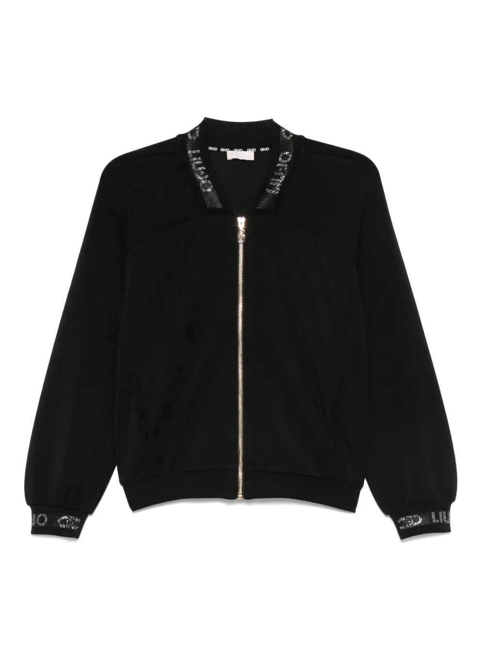 LIU JO Jack met rits en logodetails Zwart
