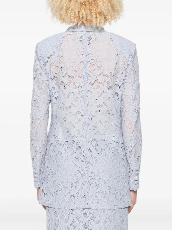 Blumarine レース シングルジャケット | ブルー | FARFETCH JP