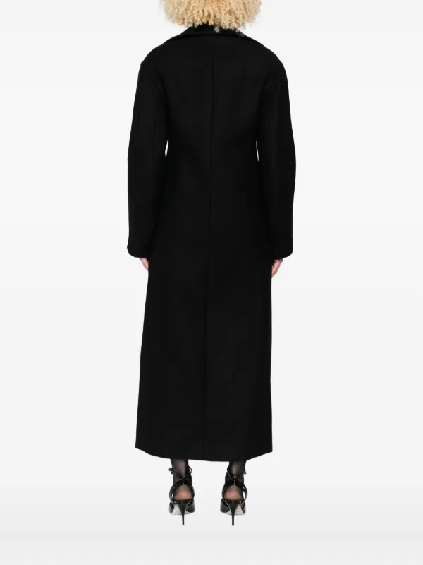 Blumarine single-breasted Coat | Black | FARFETCH