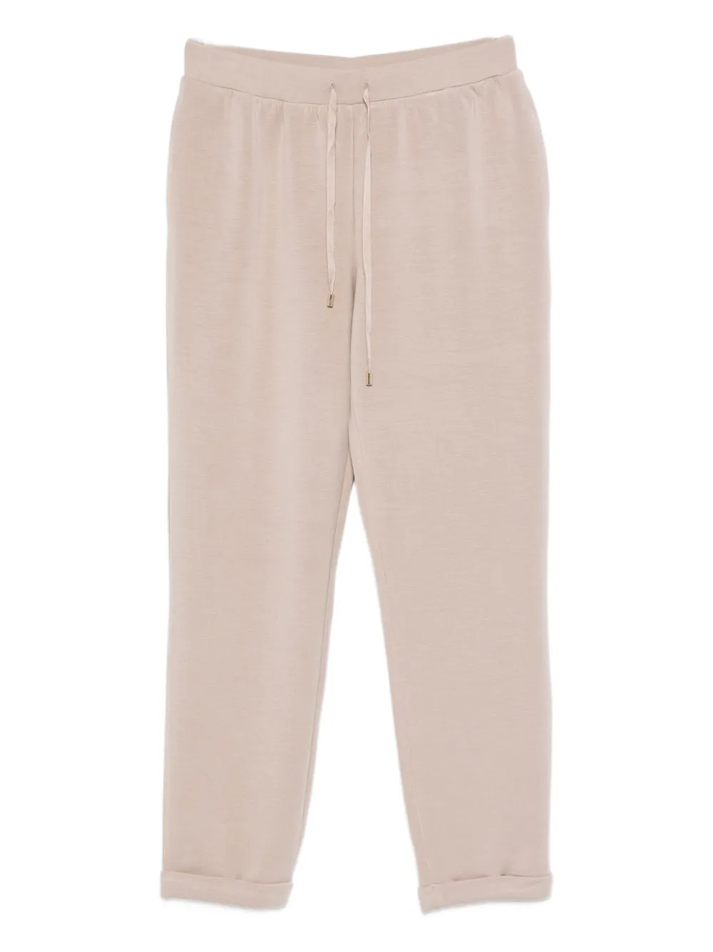 LIU JO drawstring-waist cuffed trousers | Neutrals | Image 1