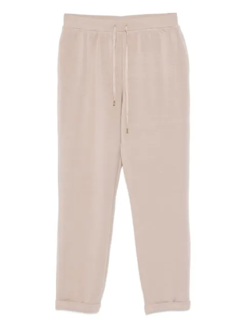 LIU JO drawstring-waist cuffed trousers