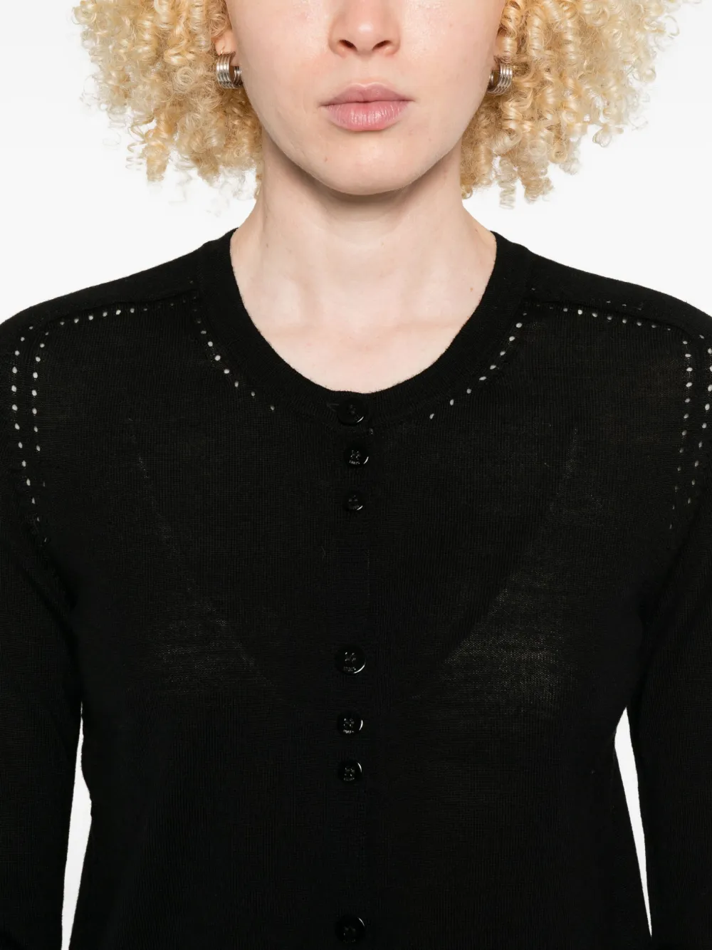 LIU JO Vest met knopen Zwart