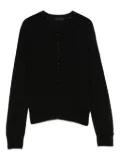 LIU JO button-front knitted cardigan - Black