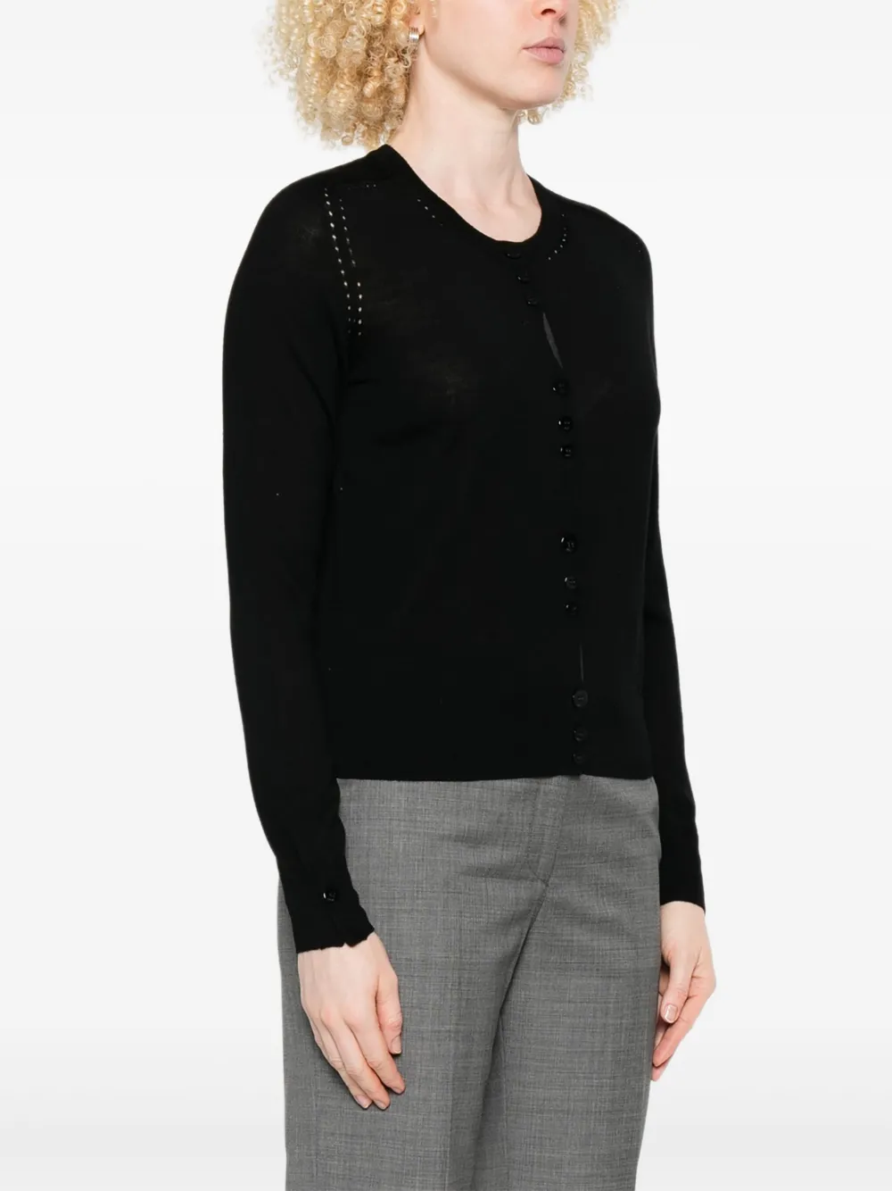 LIU JO Vest met knopen Zwart