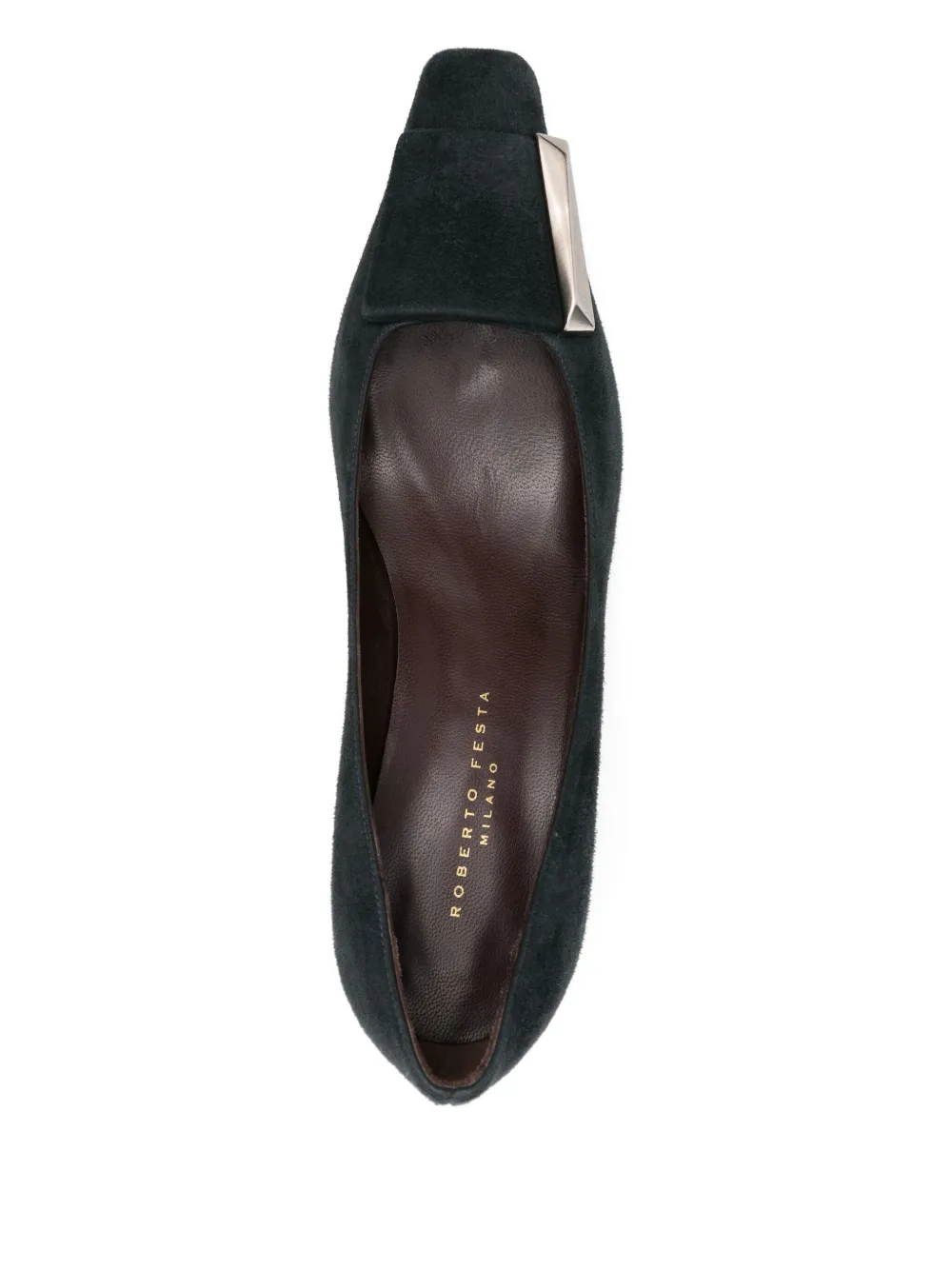 Roberto Festa 60mm Mila square-toe pumps Blue