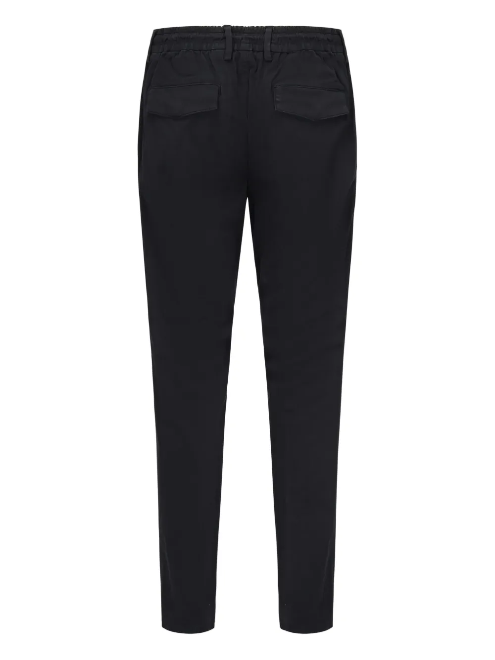Eleventy drawstring-waist tapered trousers - Blauw