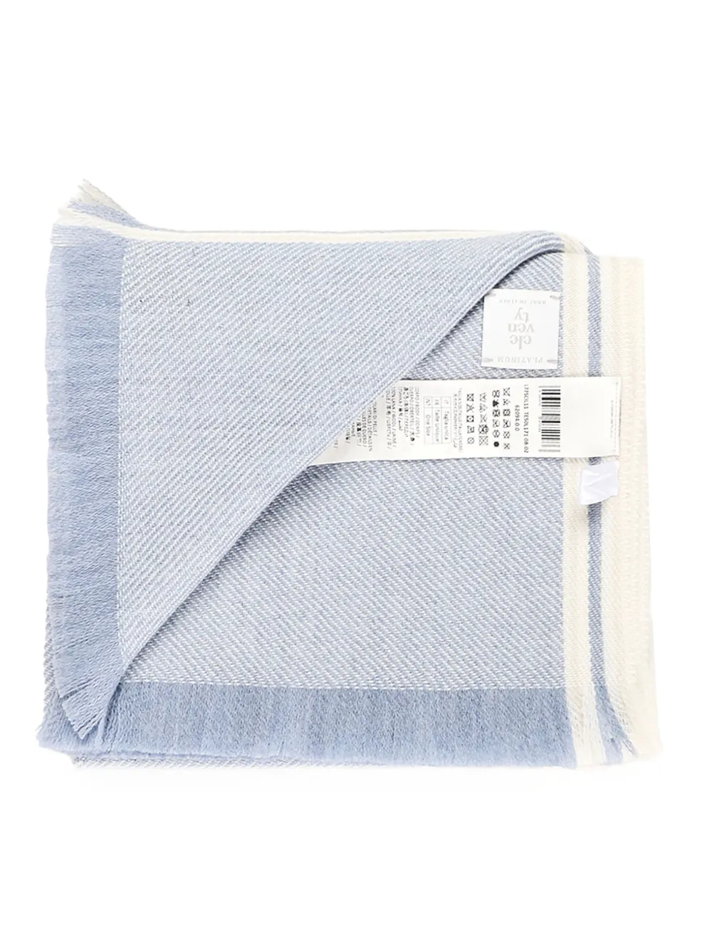 Eleventy Wollen sjaal Blauw