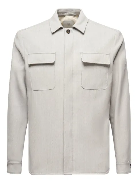 Eleventy double-pocket shirt jacket