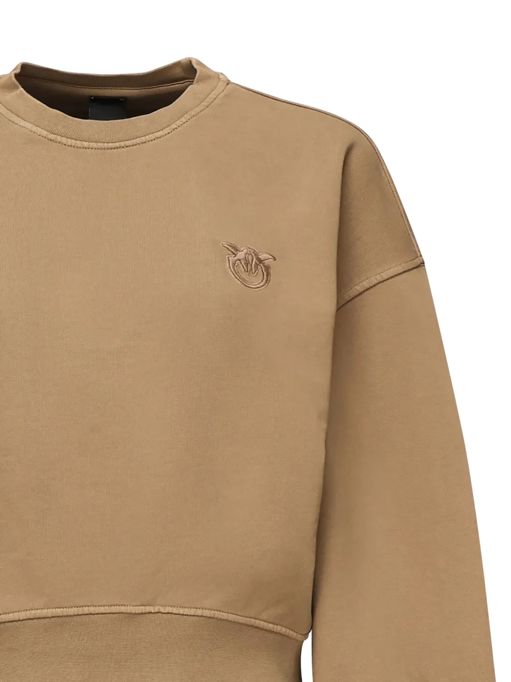 PINKO Sweater met borduurwerk en ballonmouwen Bruin