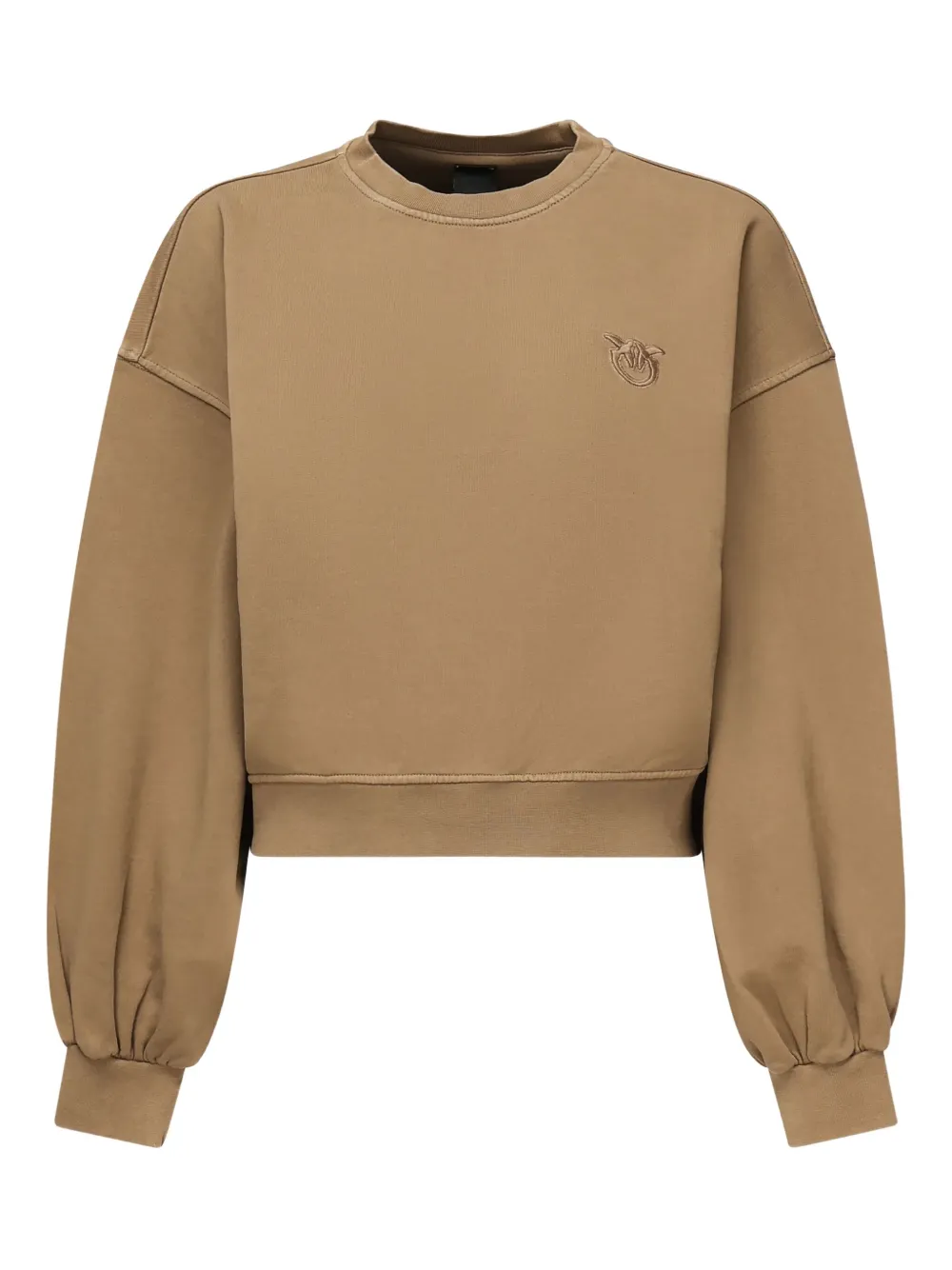 PINKO Sweater met borduurwerk en ballonmouwen Bruin