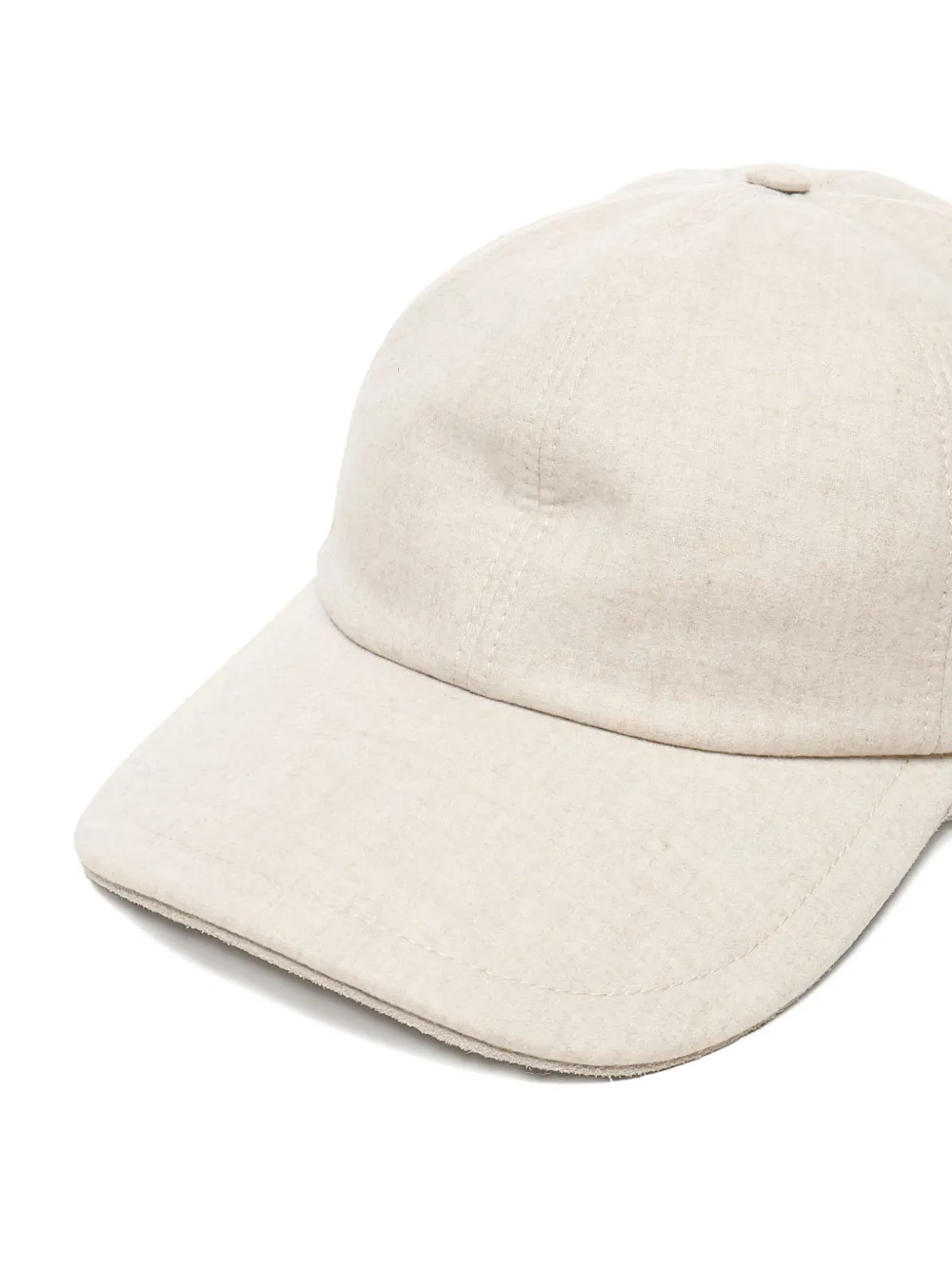 Eleventy Honkbalpet van wolblend Beige