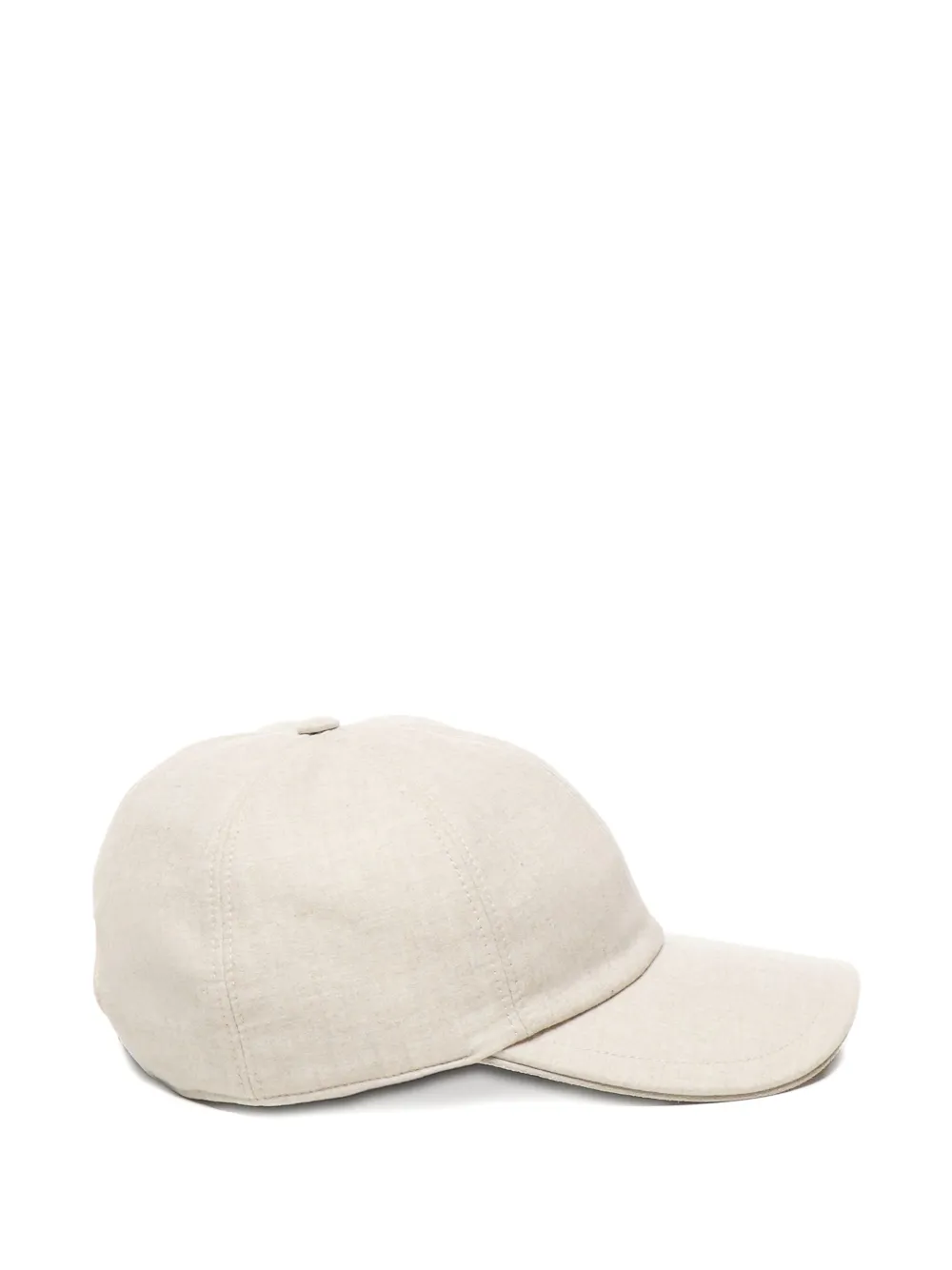 Eleventy Honkbalpet van wolblend Beige