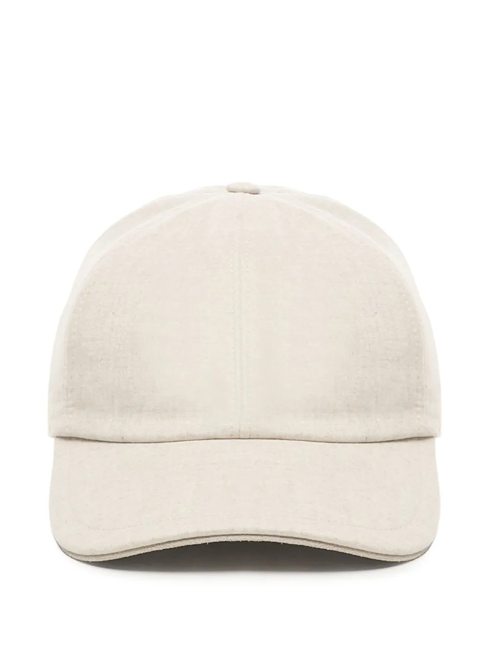 Eleventy Honkbalpet van wolblend Beige