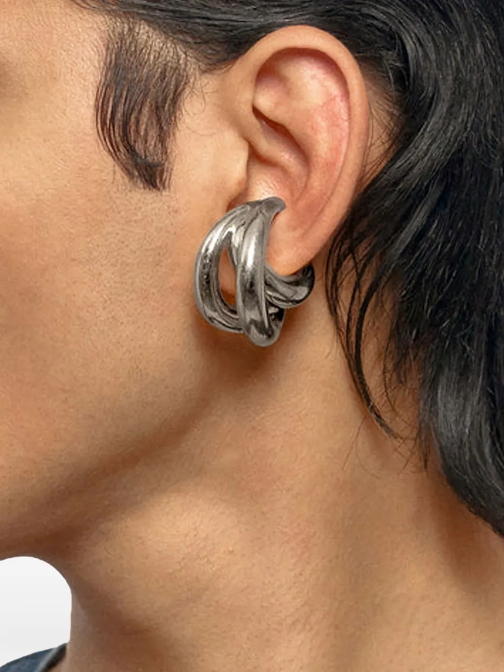 Panconesi Triptych oorcuff - Zilver