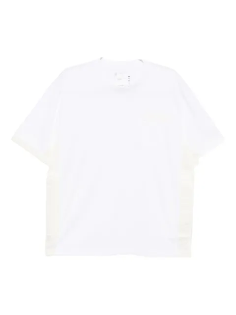 sacai panelled T-shirt