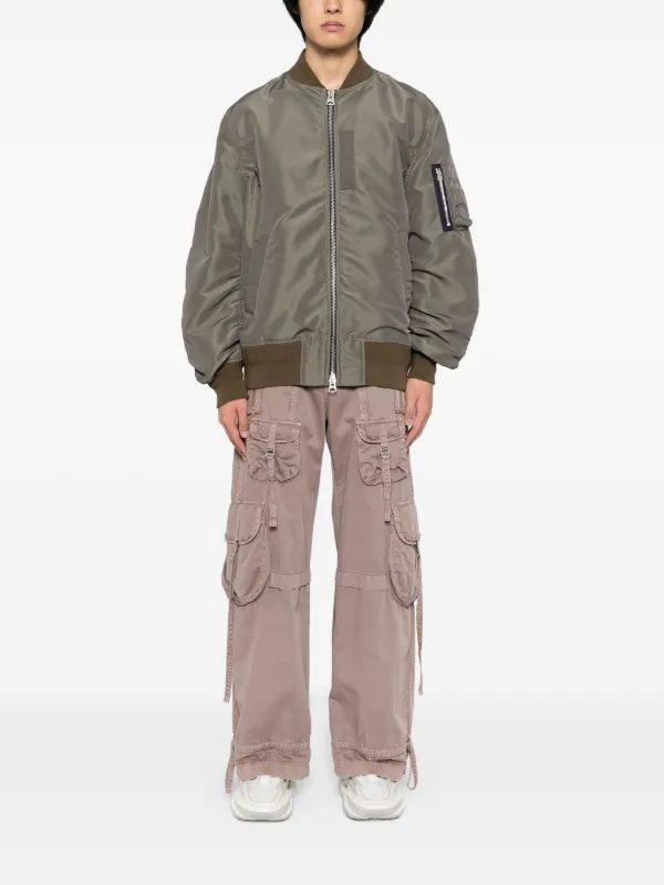 Sacai ボンバージャケット | グリーン | FARFETCH JP