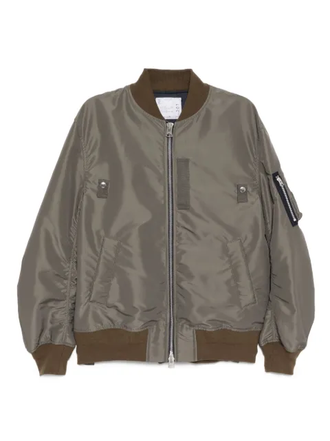 sacai twill bomber jacket
