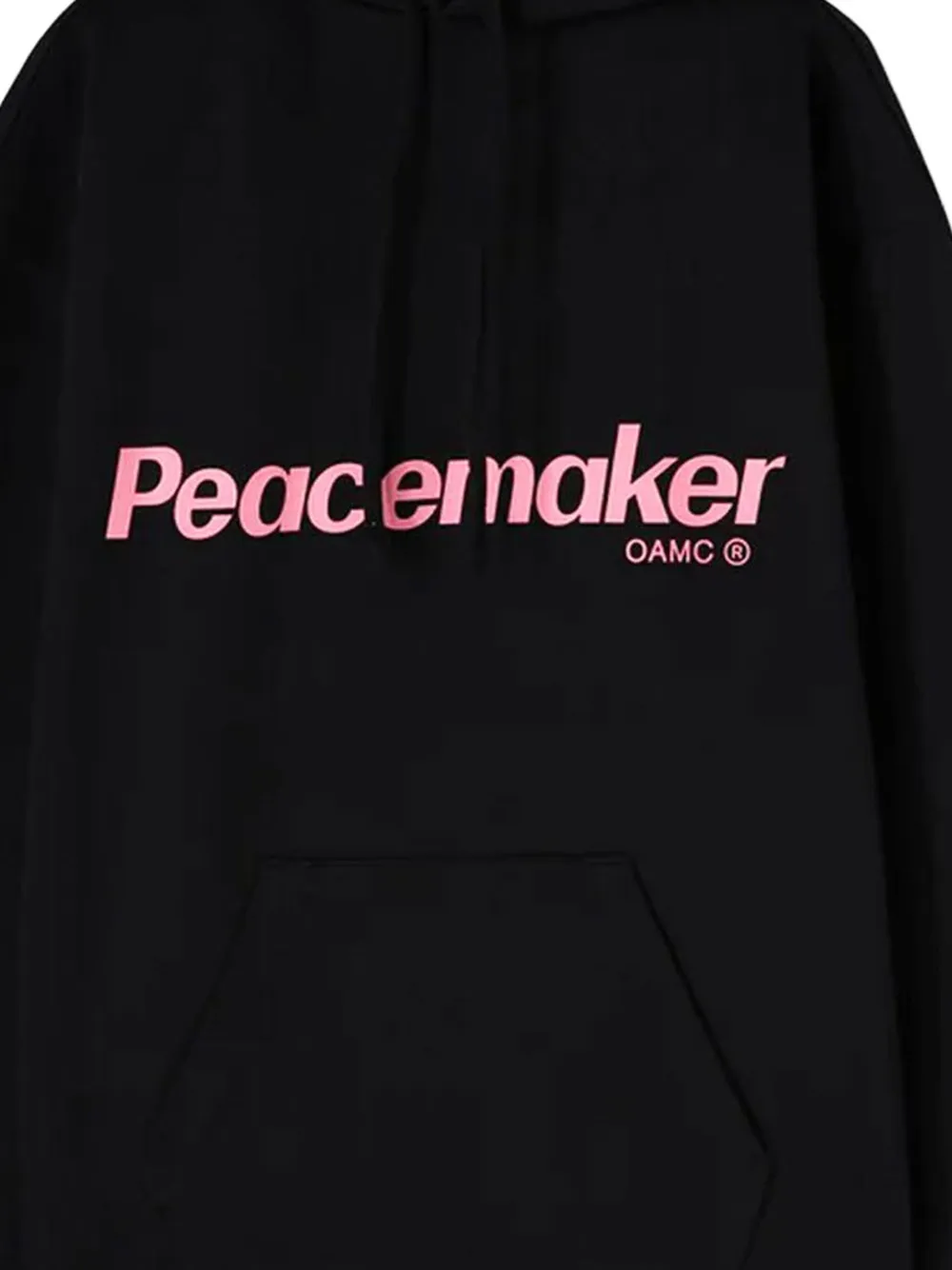 OAMC Peacemaker Hoodie met bloemenprint en logo Zwart