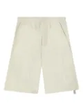 OAMC Peacemaker elasticated-waistband patch-pocket shorts - Neutrals