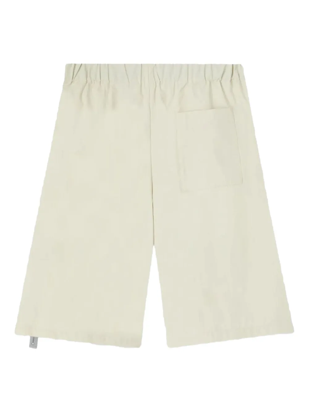 OAMC Peacemaker Shorts met elastische tailleband en opgestikte zak - Beige