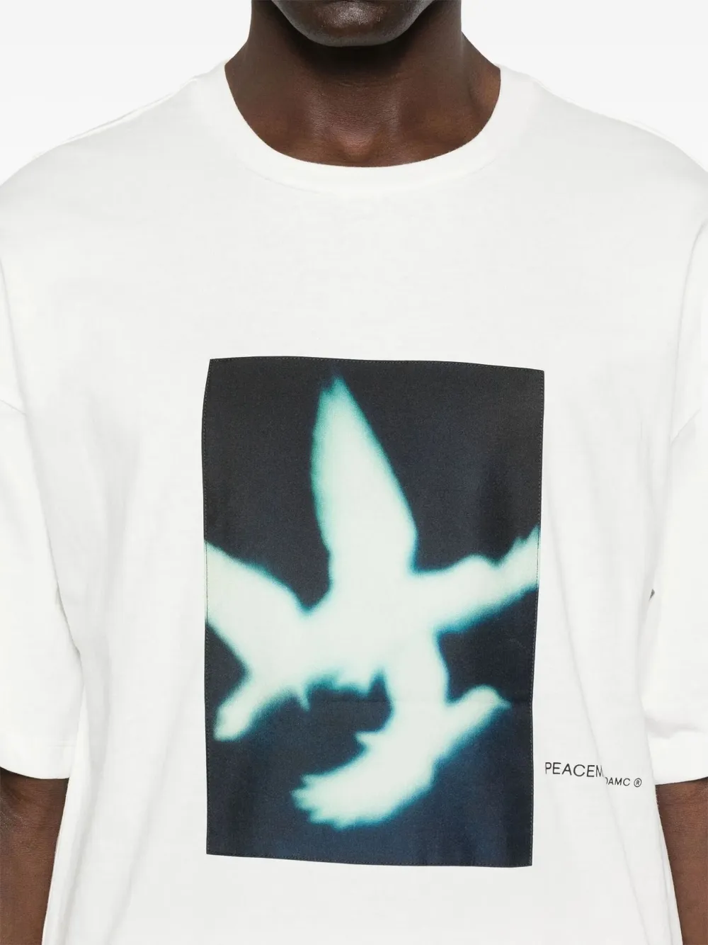 OAMC Peacemaker T-shirt met vogelprint Wit