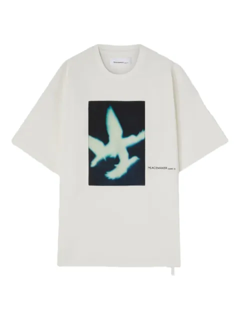 OAMC Peacemaker bird-print cotton T-shirt