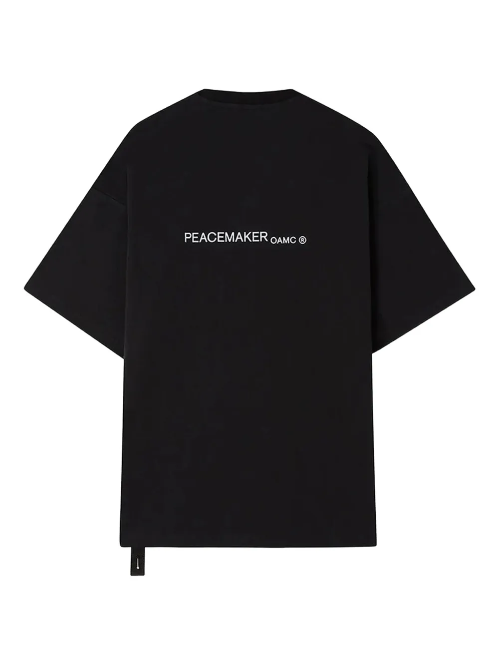 OAMC Peacemaker Katoenen T-shirt met print Zwart
