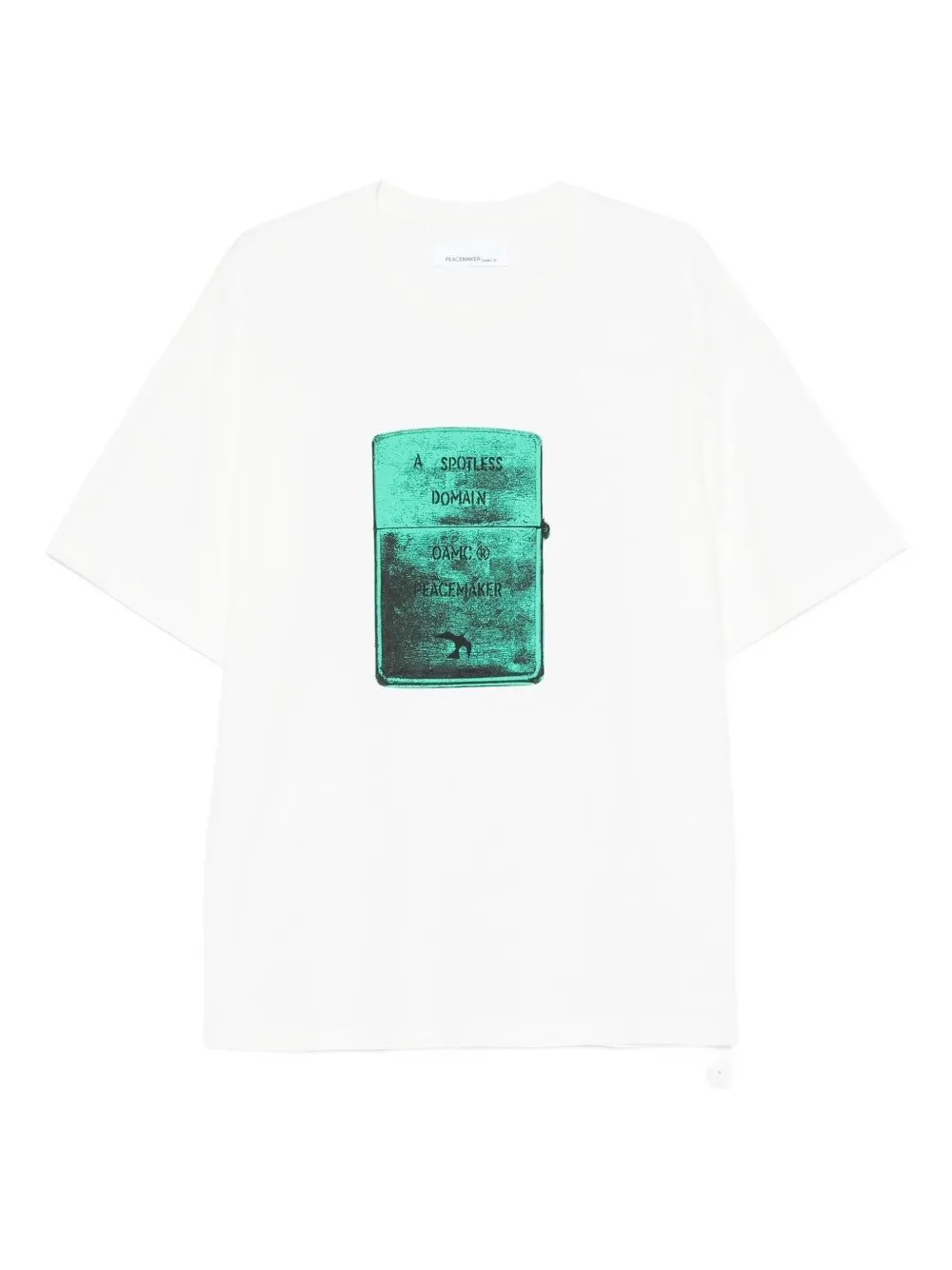 OAMC Peacemaker Katoenen T-shirt met print Wit