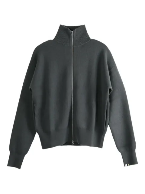 extreme cashmere n°319 high-neck zip-up cardigan