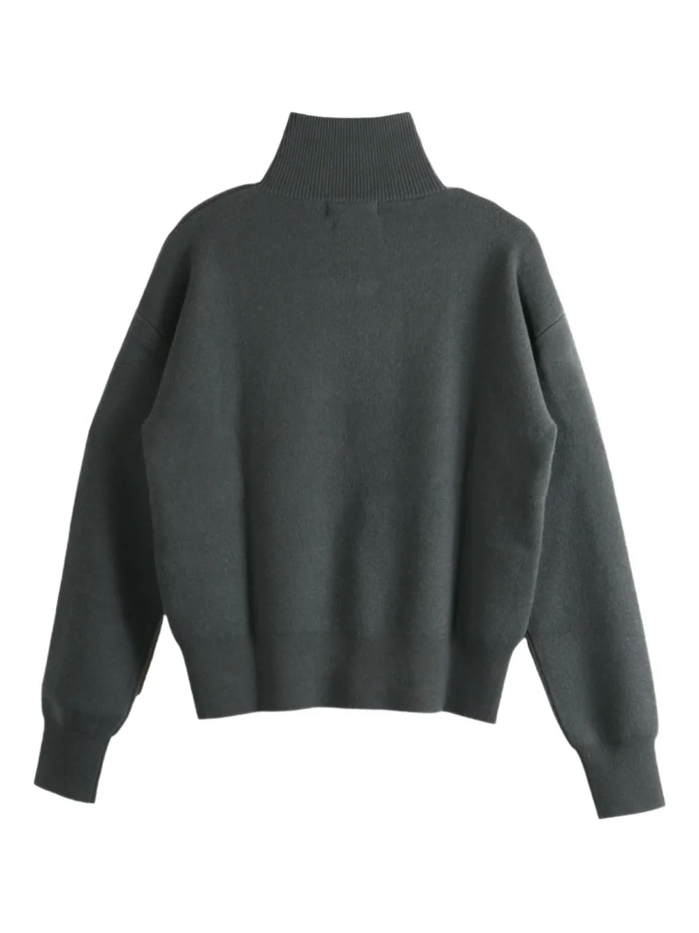 extreme cashmere n°319 high-neck zip-up cardigan Grijs