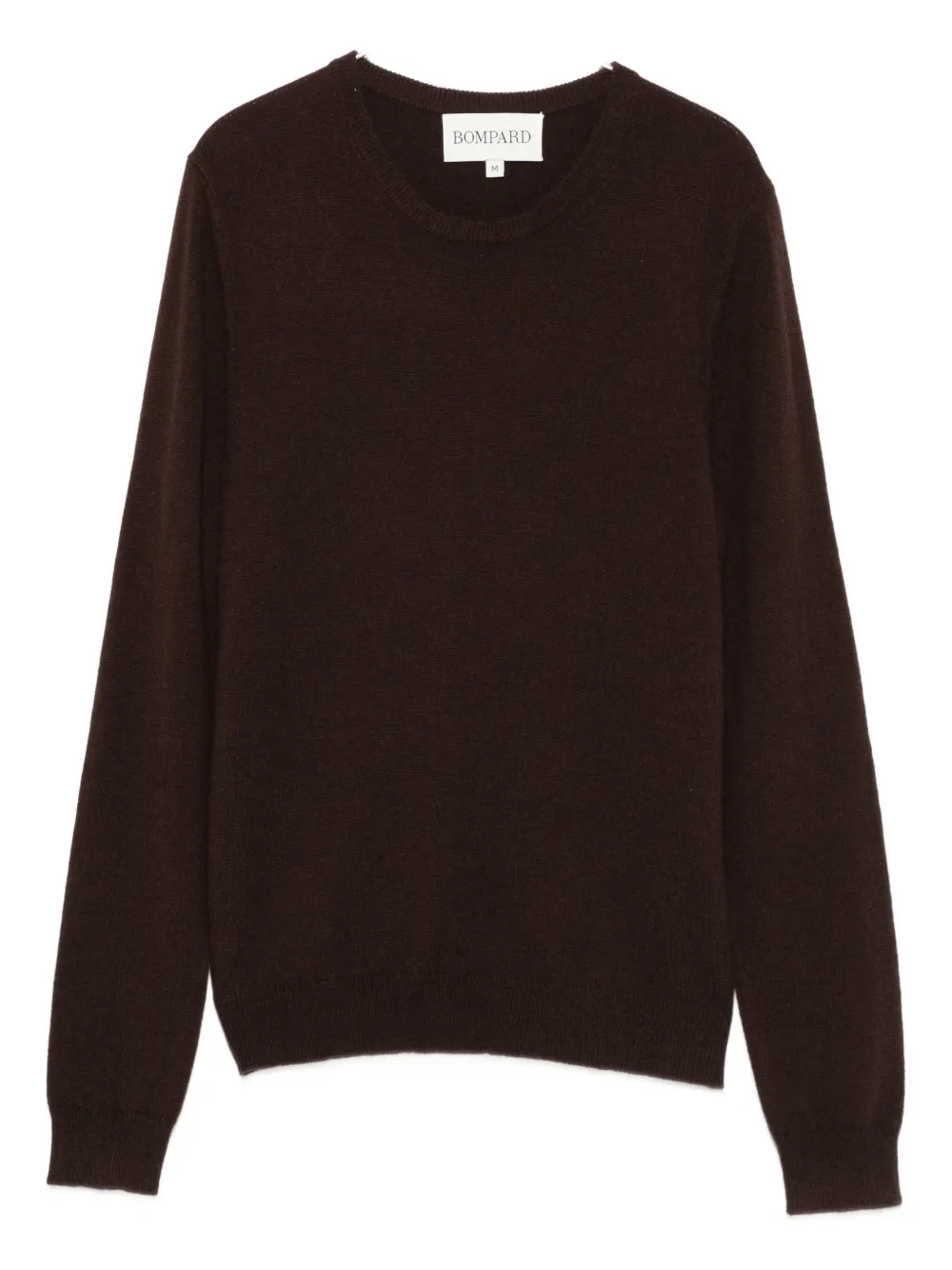 Eric Bompard Round-neck Cashmere Sweater In Brown