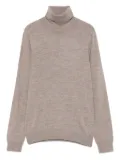 Eric Bompard roll-neck cashmere sweater - Brown
