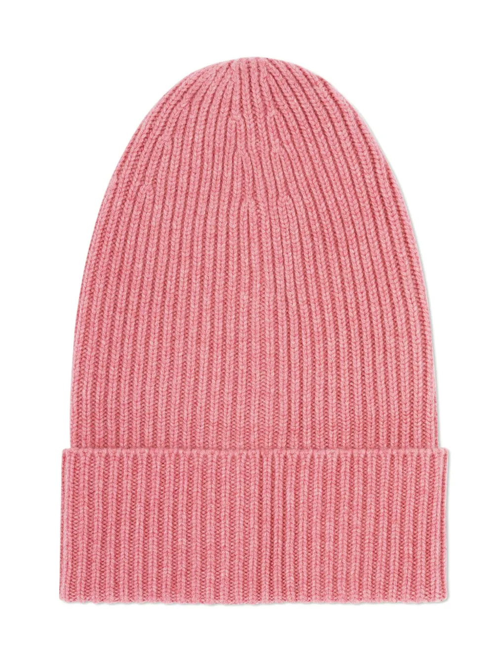 Eric Bompard Ribbed Cashmere Beanie In Pink