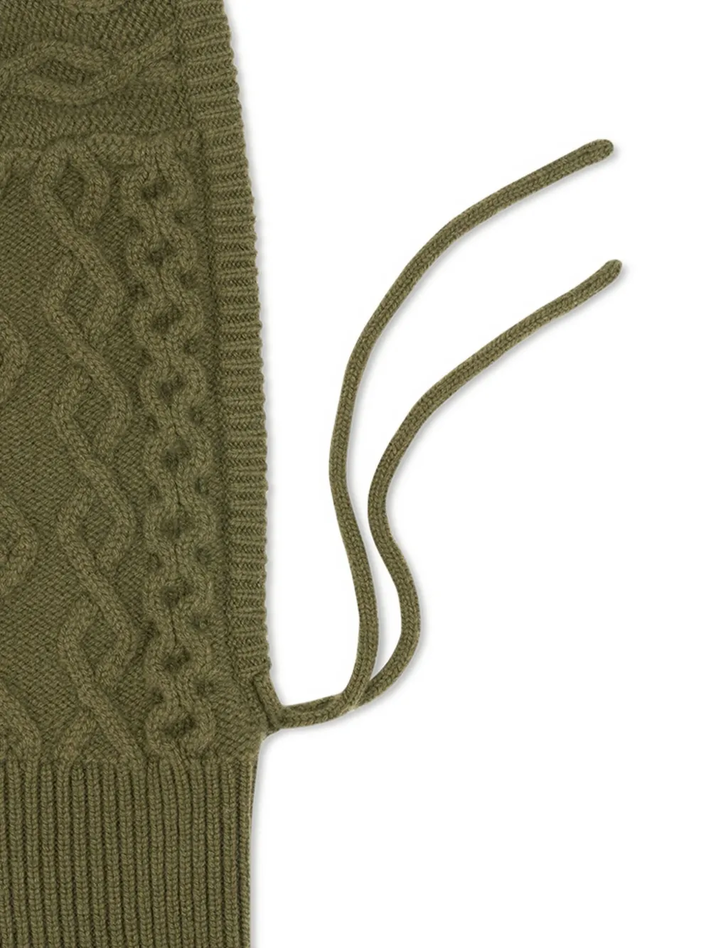 Eric Bompard cable-knit drawstring hood | Women | Image 2