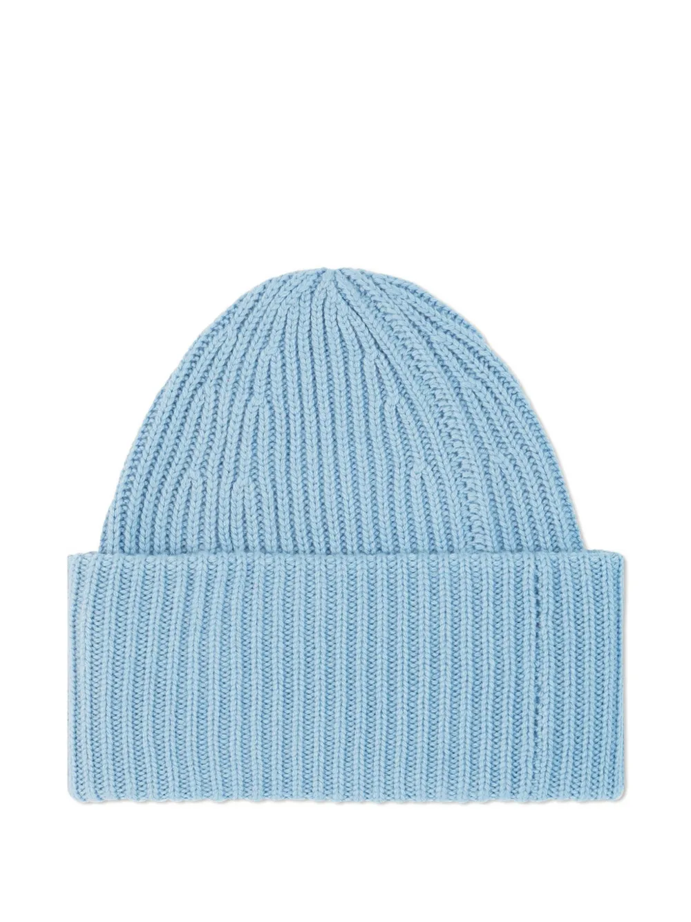 Eric Bompard ribbed beanie hat | Blue | Image 1