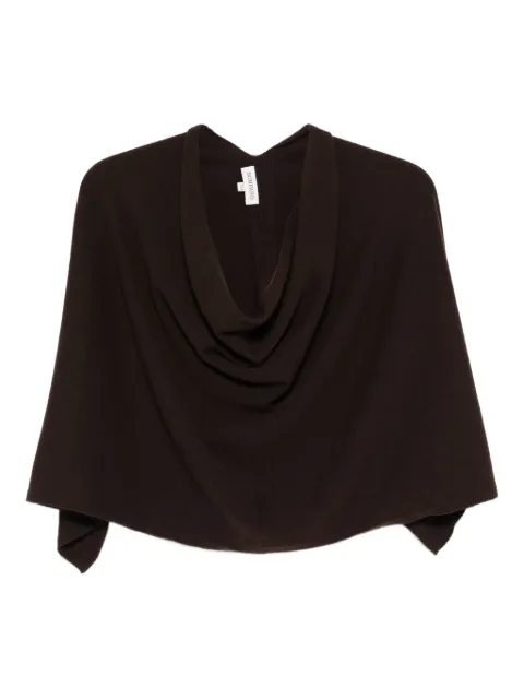 Eric Bompard cowl-neck cashmere poncho