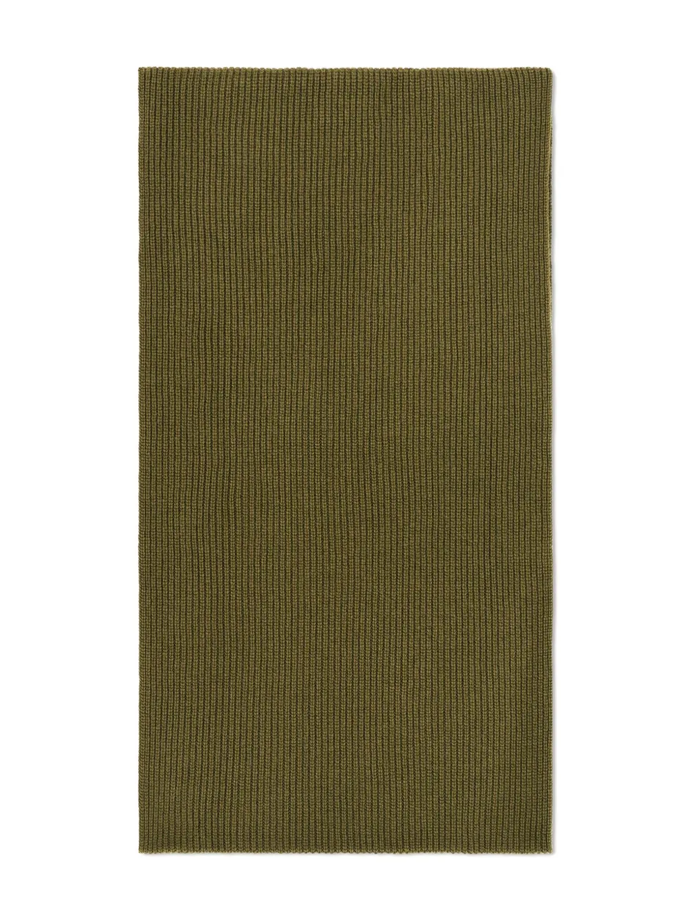 Eric Bompard Ribbed-knit Cashmere Snood In Green