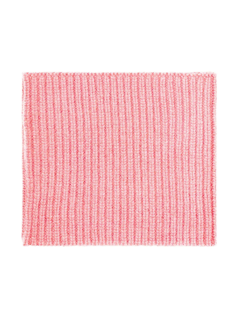 Eric Bompard 12-ply ribbed choker snood - Roze