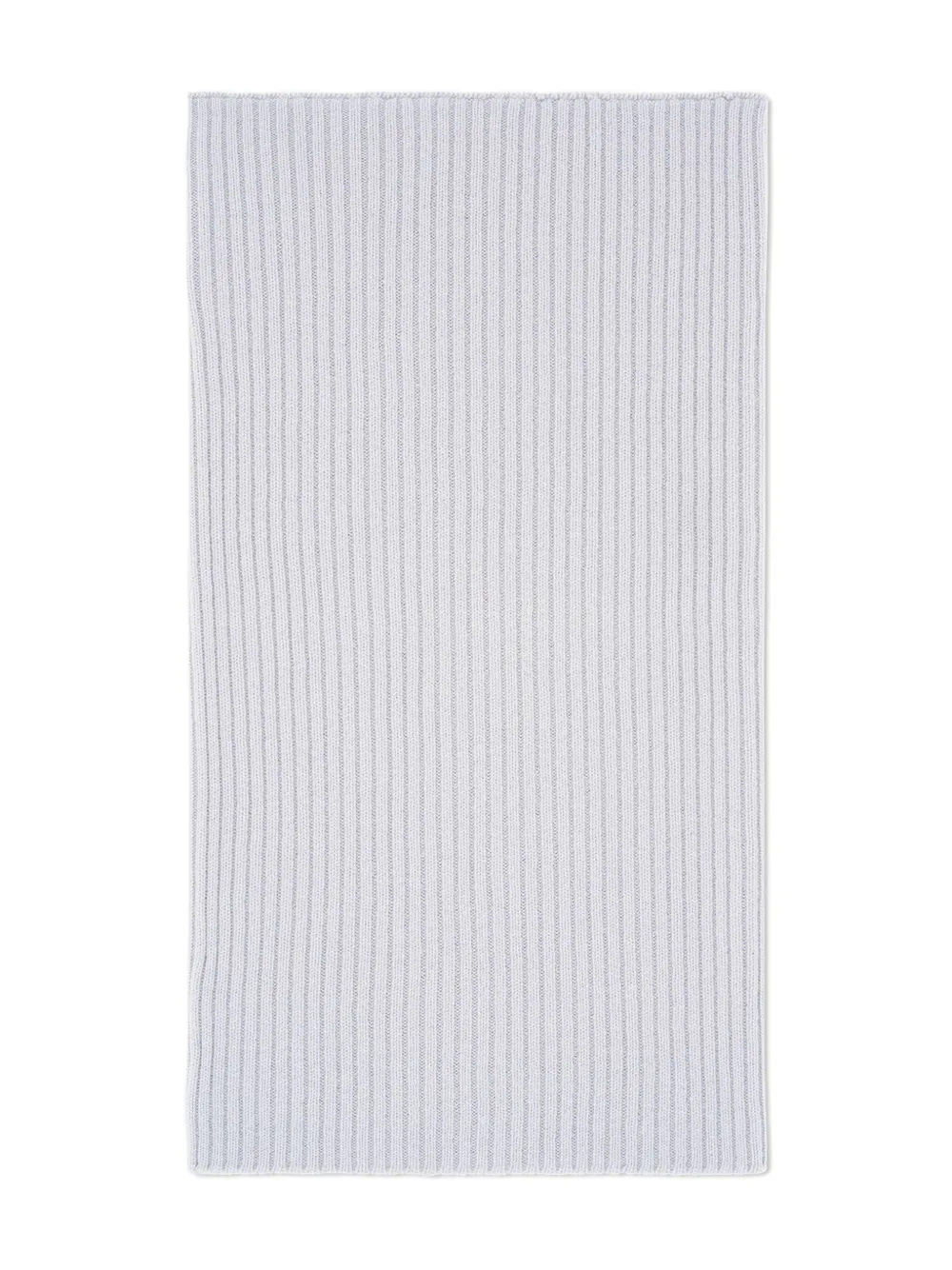 Eric Bompard ribbed cashmere snood | White | Image 1