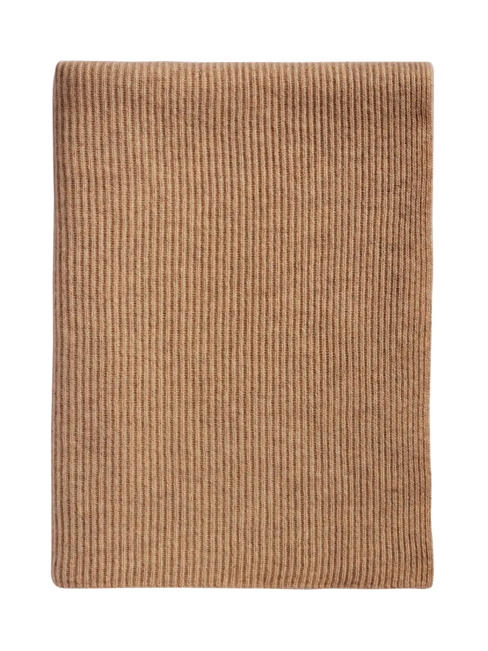 Eric Bompard ribbed cashmere scarf - Bruin