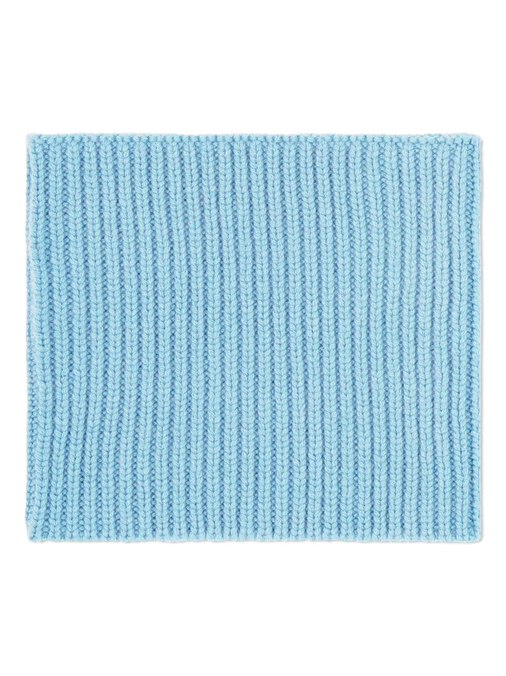 Eric Bompard Ribbed Snood In Blue