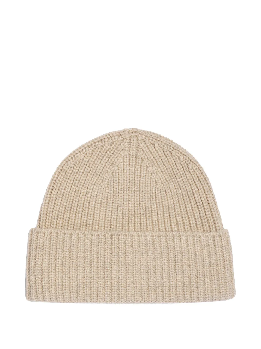 Eric Bompard ribbed cashmere hat | Neutrals | Image 1